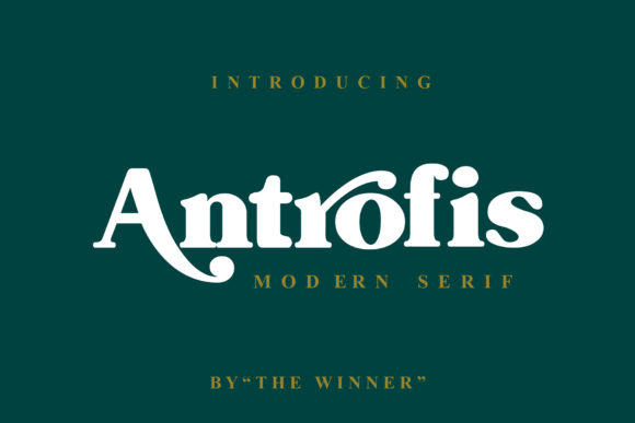Antrofis: A Bold Display Font for Impactful Design