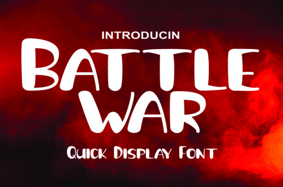 Battle War Font: A Bold Choice for Creative Expression