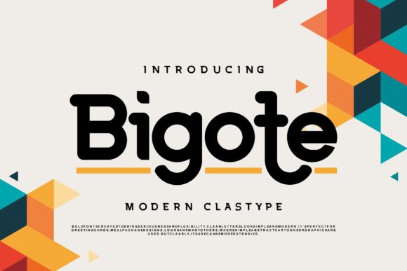 Bigote: A Simple and Neat Lettered Display Font That Stands Out