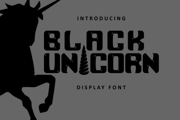 Black Unicorn Font: A Bold Statement in Design