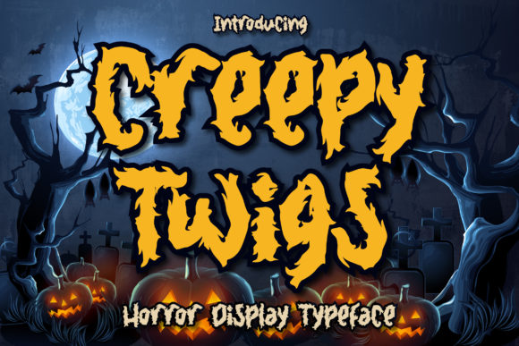 Creepy Twigs: A Unique Display Font for Standout Design