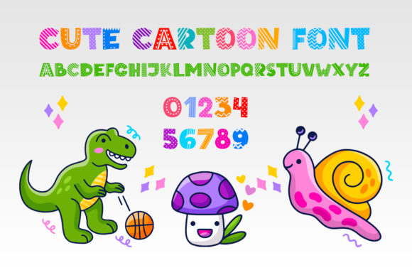 Cute Cartoon: A Font That Brings Joy to Every Project