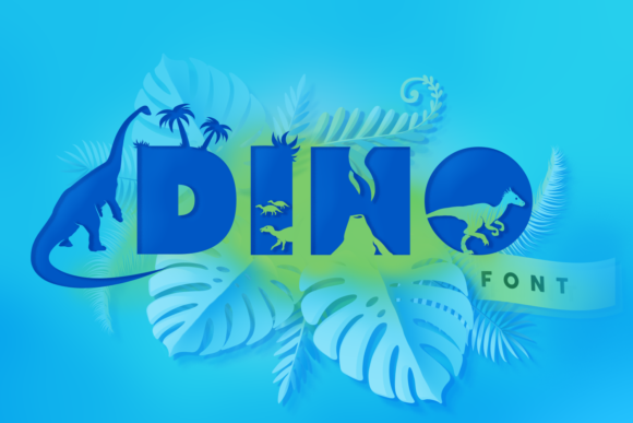 Dino Font: A Playful Display Font Perfect for Kids and Schools