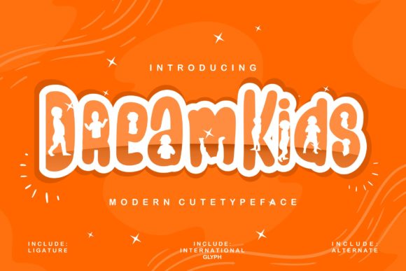 Dream Kids Font: A Sweet Choice for Kids-Focused Projects