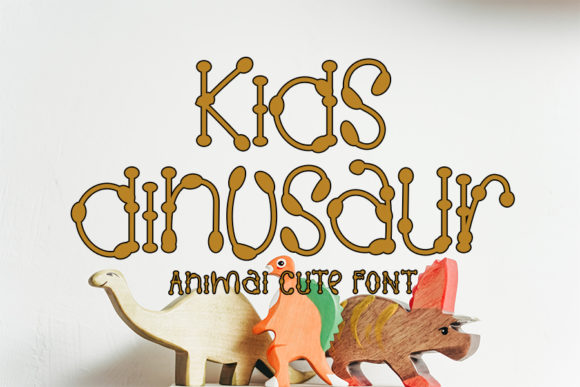 KIDS DINOSAUR: A Playful Font for Creative Projects
