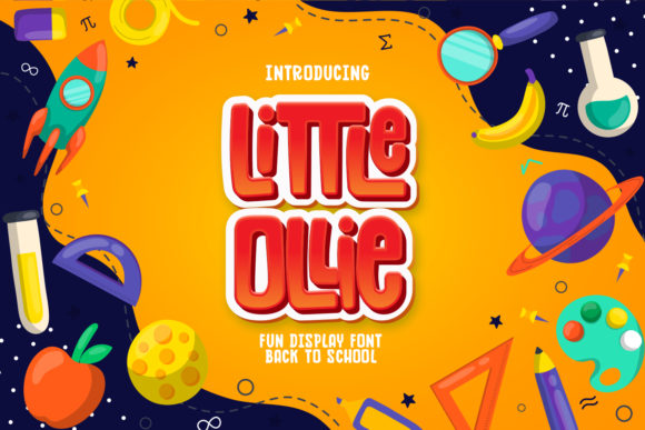 Little Ollie: A Joyful Display Font for Creative Designers