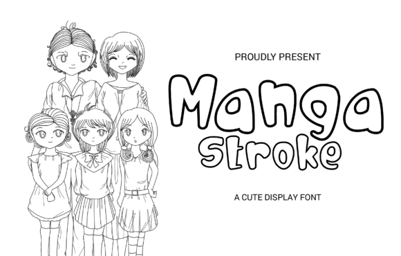 Manga Stroke: A Versatile Display Font for Modern Design Needs