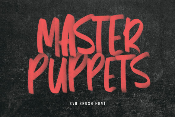 Master Puppets: A Bold and Unique Display Font for Modern Design