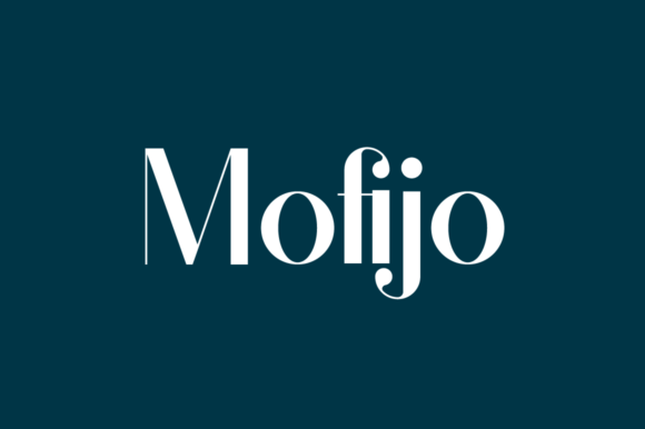 Mofijo: A Distinctive Display Font for Creative Expression