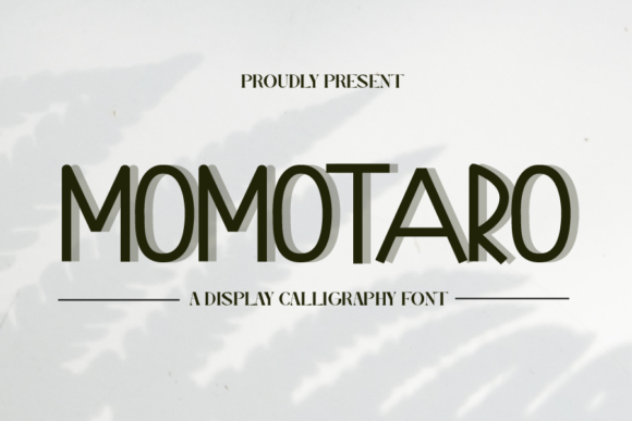 Momotaro: A Simple and Neat Lettered Display Font for Creative Projects