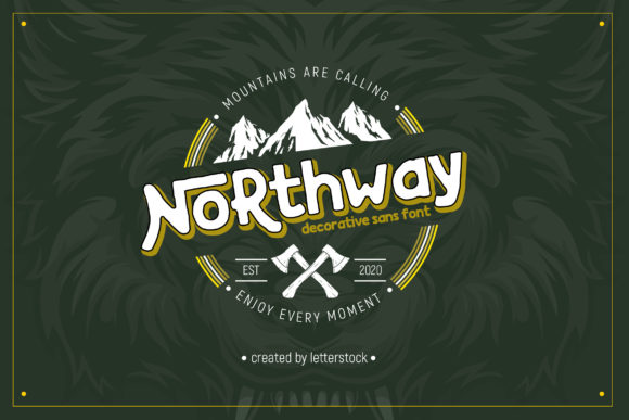 Northway: A Simple and Neat Lettered Display Font for Every Purpose