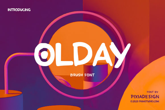 Olday: A Unique Display Font for Modern Design
