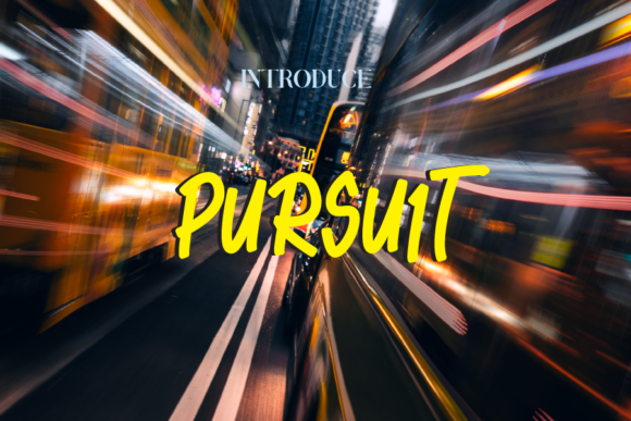 Pursuit: A Font That Speaks with Color and Character