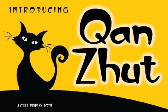 Qan Zhut: A Playful Display Font That Adds Joy to Your Designs