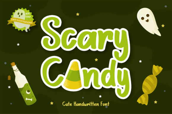 Scary Candy: A Unique Display Font for Creative Expression