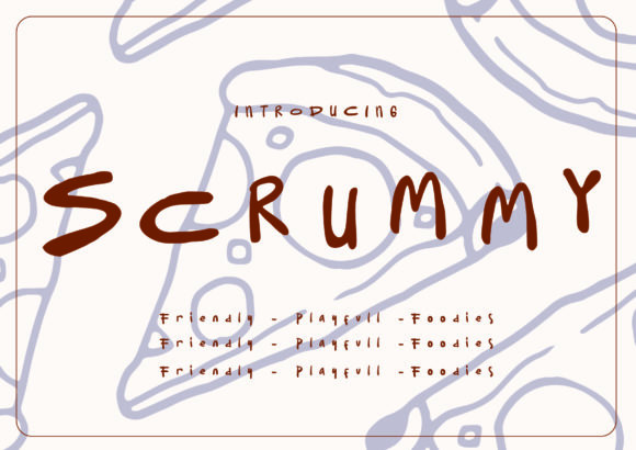 Scrummy Font: A Quirky Twist on Typography