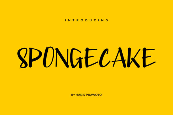 Spongecake: The Cute and Quirky Display Font That Elevates Your Designs
