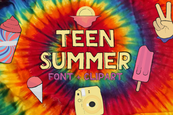 Teen Summer and Teen Summer: A Vibrant Font for Modern Design