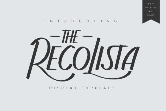 The Recolista: A Font for the Art of Expression
